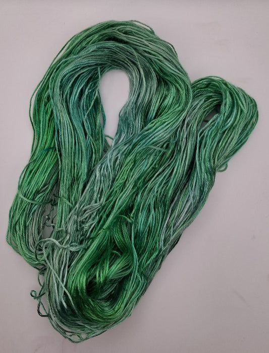 "DK-Tencel" 100G hand dyed luxury Yarn (Green)