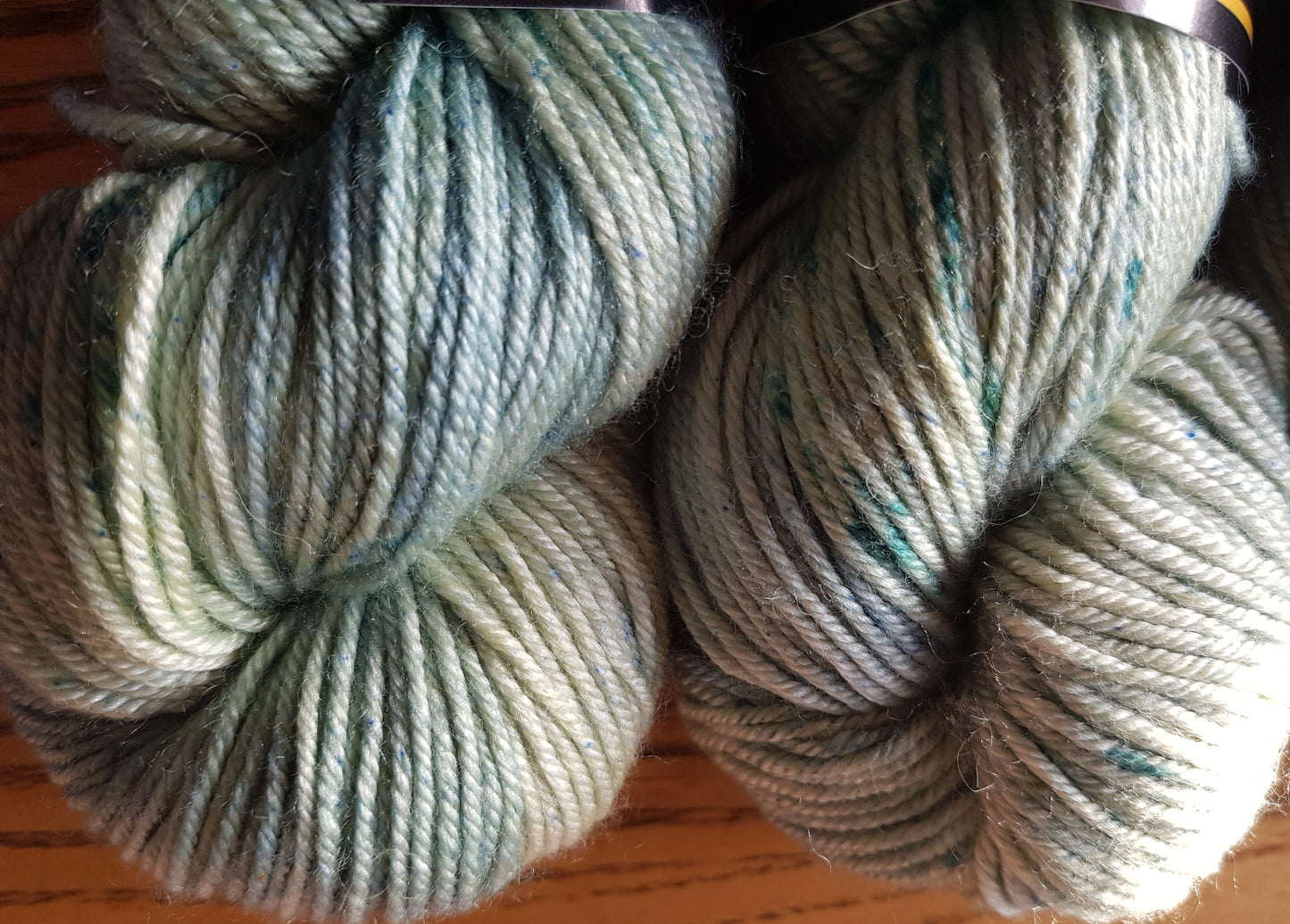 100G Bluefaced Leicester and silk hand dyed DK Weight Yarn- "Pounamu Jade"