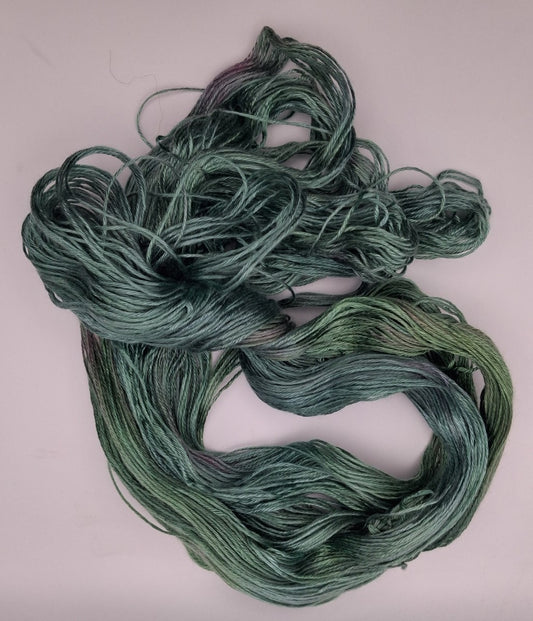 "DK-Tencel" 100G hand dyed luxury Yarn (Forest Greens)