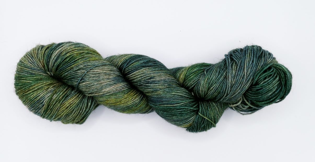 100G Merino/Silk/Yak hand dyed luxury Yarn 4 Ply- "Supplejack"