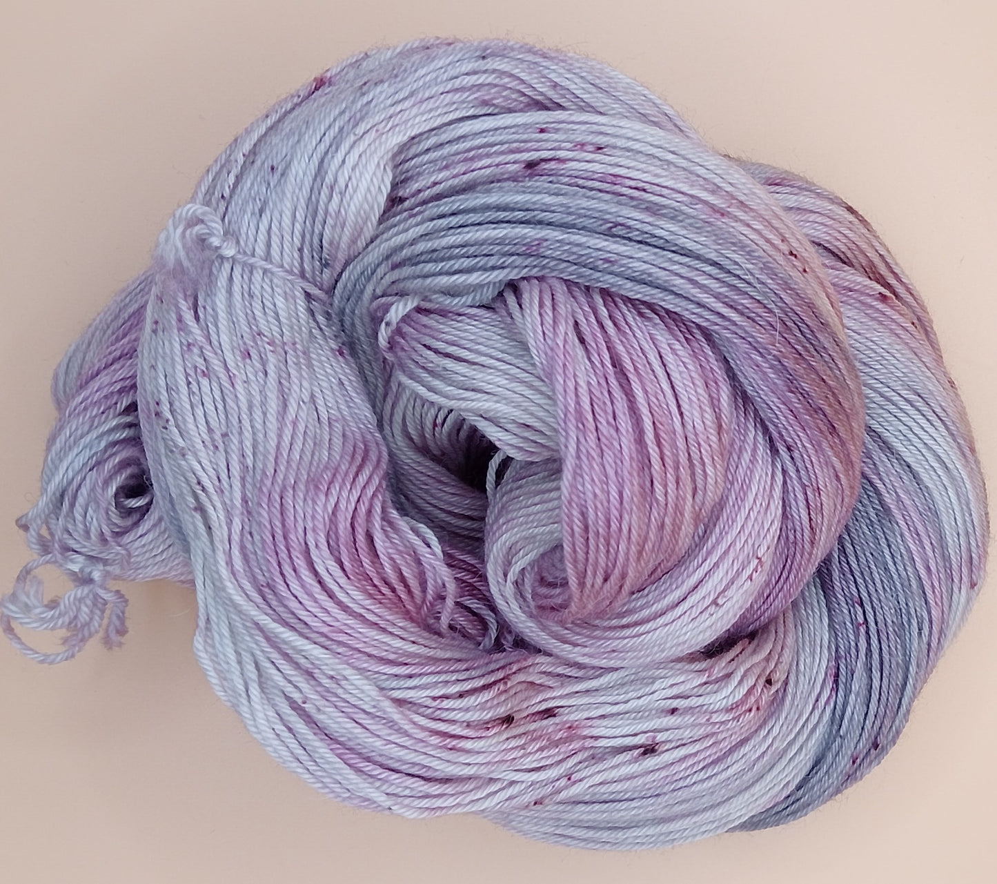 100G Merino/baby Alpaca/Silk hand dyed Yarn 4 Ply- "Cymbidium"