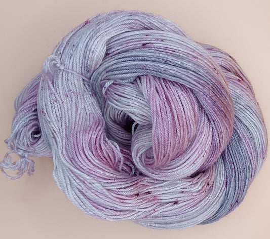 100G Merino/baby Alpaca/Silk hand dyed Yarn 4 Ply- "Cymbidium"