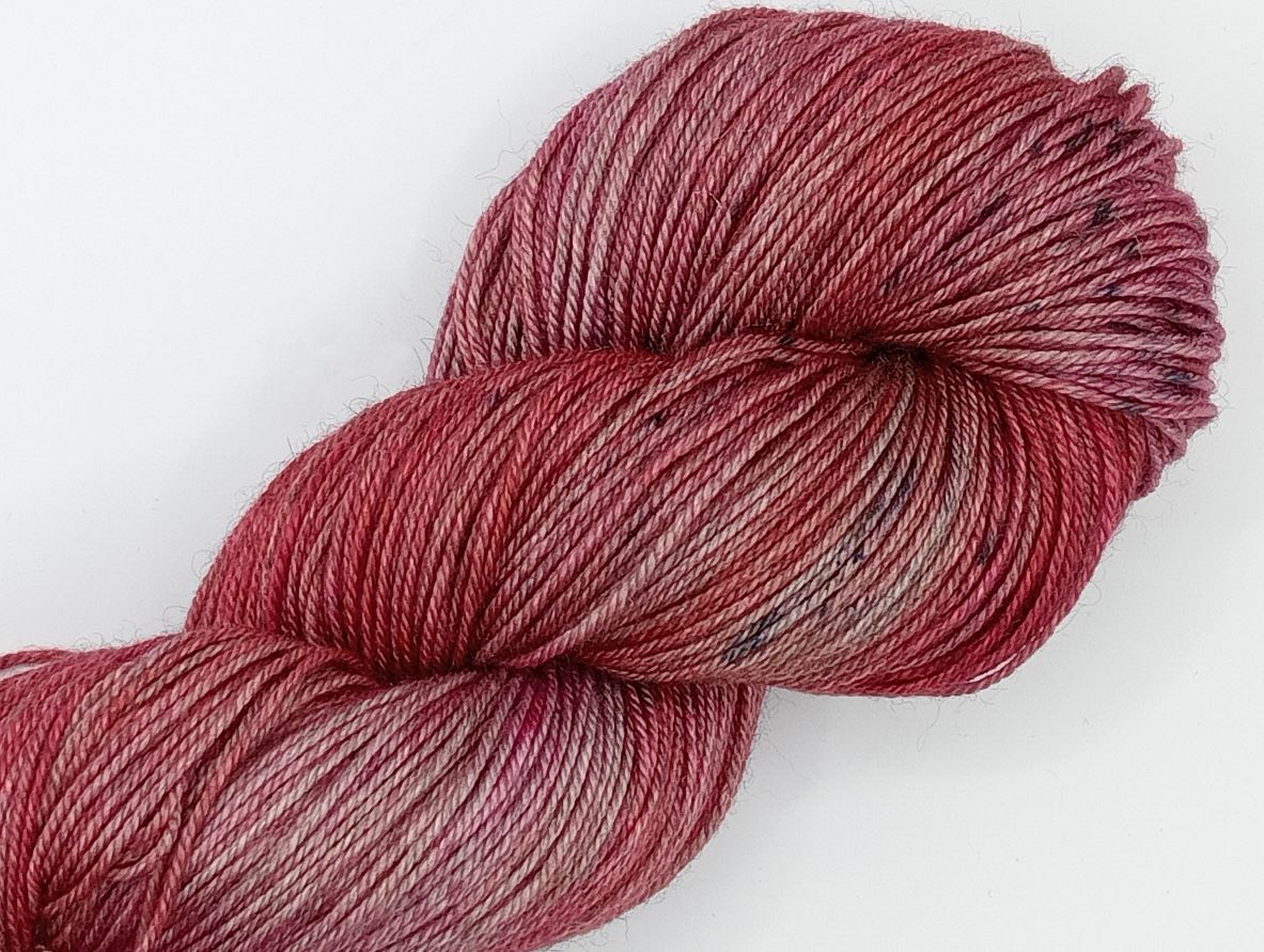 100G Merino/Silk/Yak hand dyed luxury Yarn 4 Ply- "Cordovan"