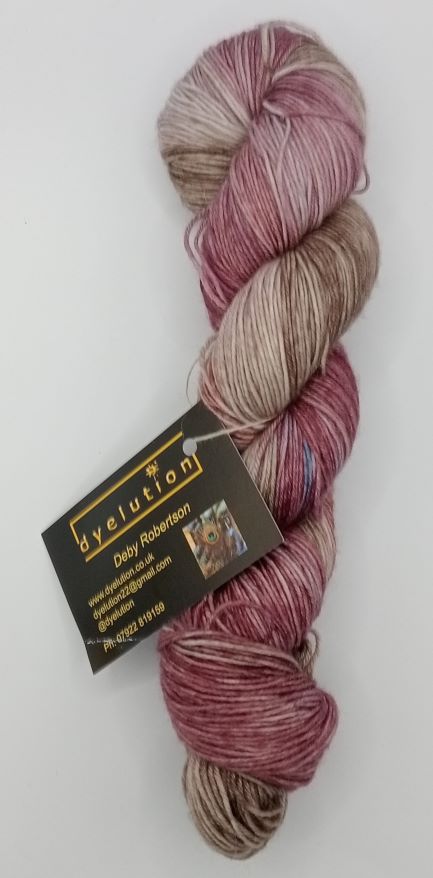 100G Merino/baby Alpaca/Silk hand dyed Yarn 4 Ply- "Vintage Elegance" - **SALE**