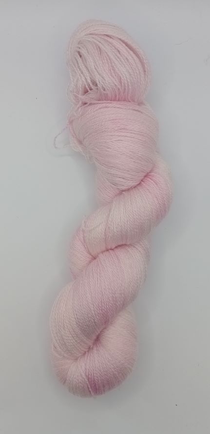 100G Merino/Tencel hand dyed luxury Lace Weight Yarn - "water lily"