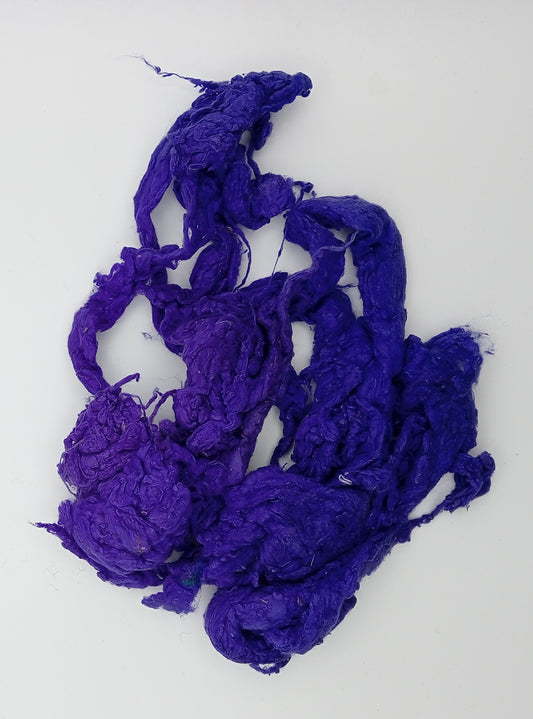 Tussah Silk Noil (purples)