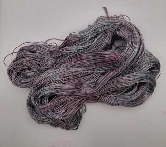 "DK-Tencel" 100G hand dyed luxury Yarn (Sage and Pink blush)