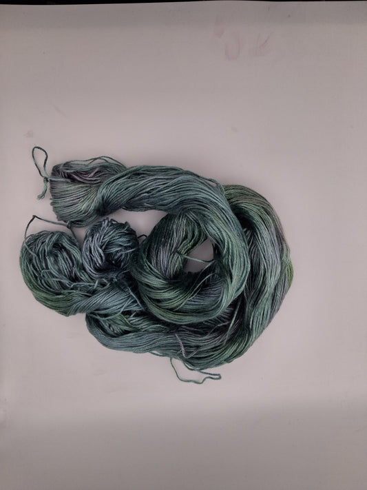 "DK-Tencel" 100G hand dyed luxury Yarn (Sage Greens)
